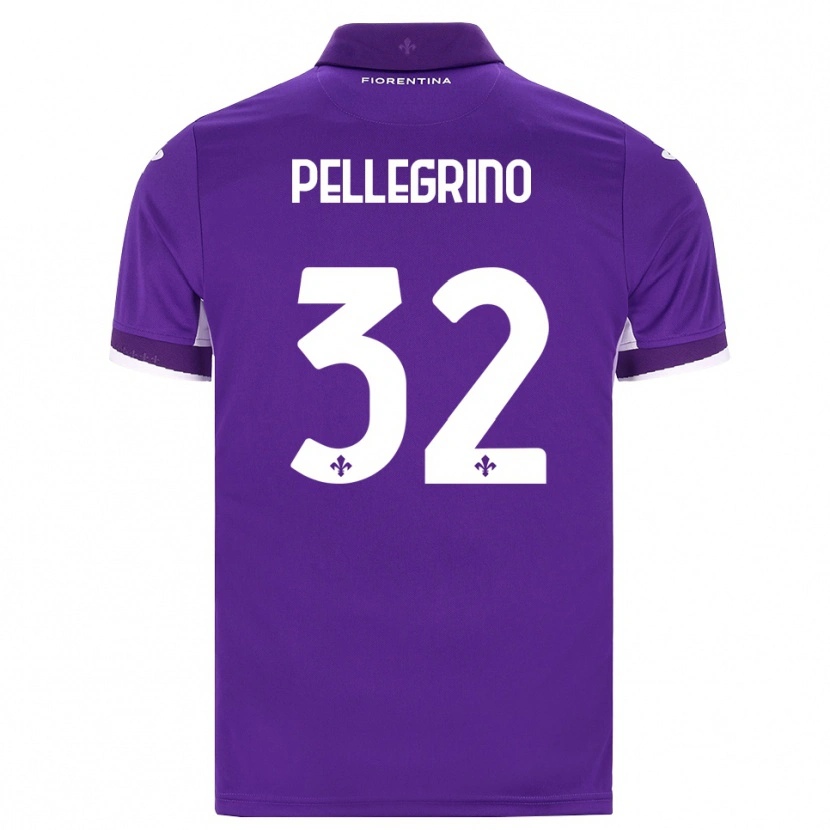 Danxen Mujer Camiseta Mateo Pellegrino #32 Morado Blanco Rosa 1ª Equipación 2026/27 La Camisa México
