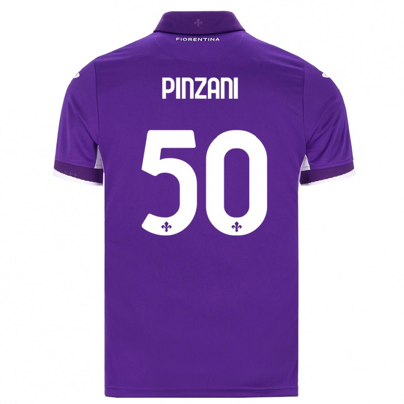 Danxen Mujer Camiseta Lorenzo Pinzani #50 Morado Blanco Rosa 1ª Equipación 2026/27 La Camisa México