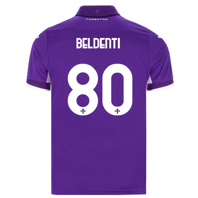 Danxen Mujer Camiseta Dennis Beldenti #80 Morado Blanco Rosa 1ª Equipación 2026/27 La Camisa México