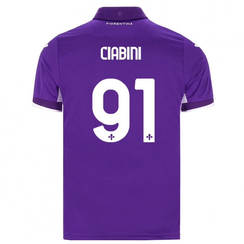 Danxen Mujer Camiseta Giulia Ciabini #91 Morado Blanco Rosa 1ª Equipación 2026/27 La Camisa México