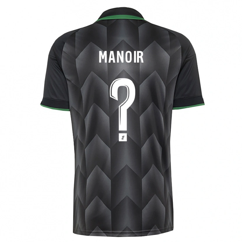 Danxen Mujer Camiseta Nael Manoir #0 Verde Blanco Negro 2ª Equipación 2026/27 La Camisa México