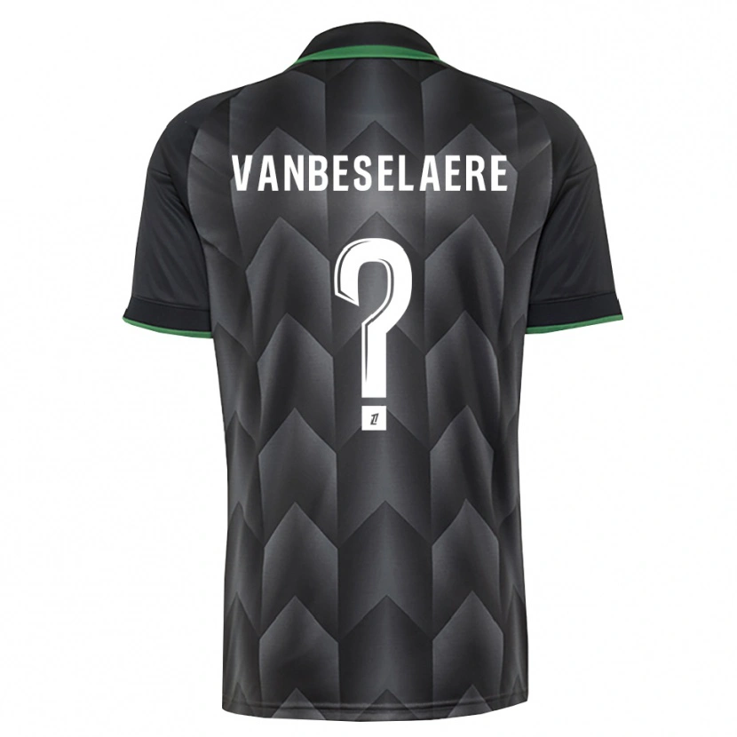 Danxen Mujer Camiseta Emmanuel Vanbeselaere #0 Verde Blanco Negro 2ª Equipación 2026/27 La Camisa México