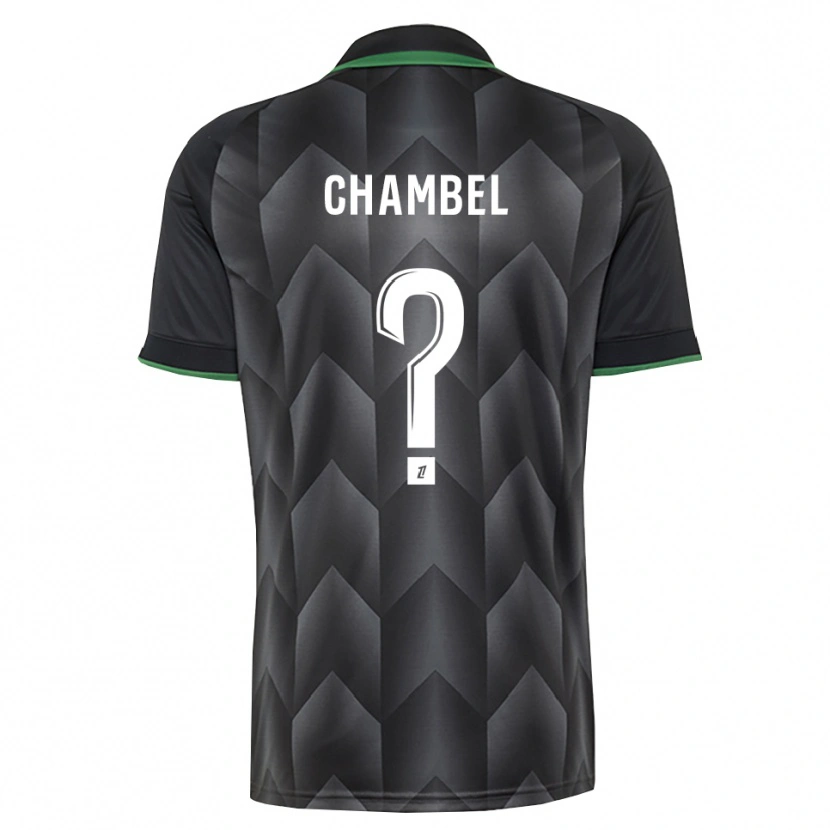 Danxen Mujer Camiseta Djibril Chambel #0 Verde Blanco Negro 2ª Equipación 2026/27 La Camisa México
