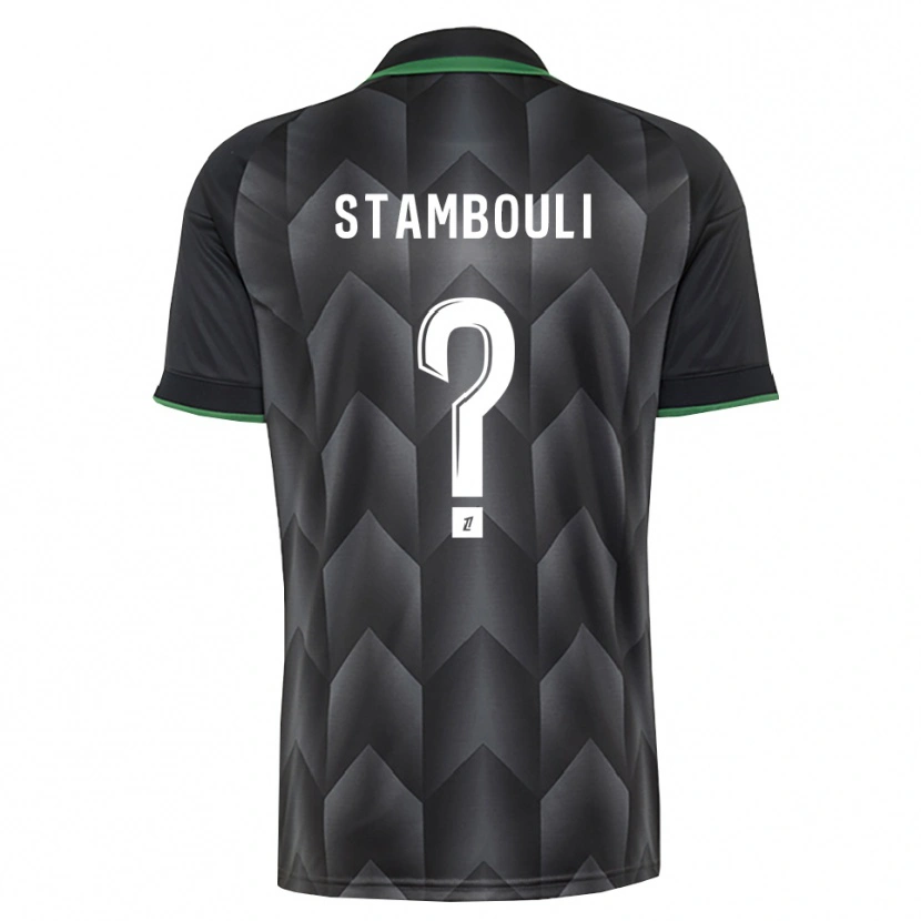 Danxen Mujer Camiseta Khalil Stambouli #0 Verde Blanco Negro 2ª Equipación 2026/27 La Camisa México