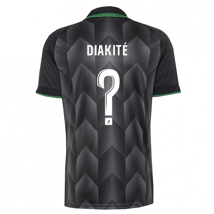 Danxen Mujer Camiseta Boubacar Diakité #0 Verde Blanco Negro 2ª Equipación 2026/27 La Camisa México