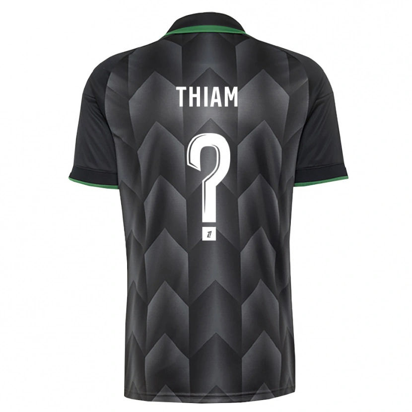 Danxen Mujer Camiseta Mamadou Thiam #0 Verde Blanco Negro 2ª Equipación 2026/27 La Camisa México