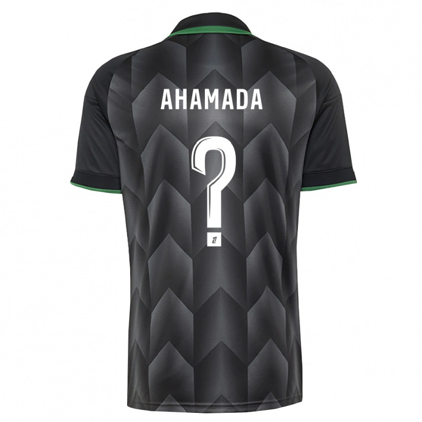 Danxen Mujer Camiseta Nelson Ahamada #0 Verde Blanco Negro 2ª Equipación 2026/27 La Camisa México
