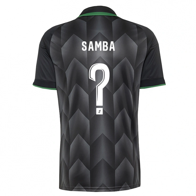 Danxen Mujer Camiseta Emmanuel Samba #0 Verde Blanco Negro 2ª Equipación 2026/27 La Camisa México