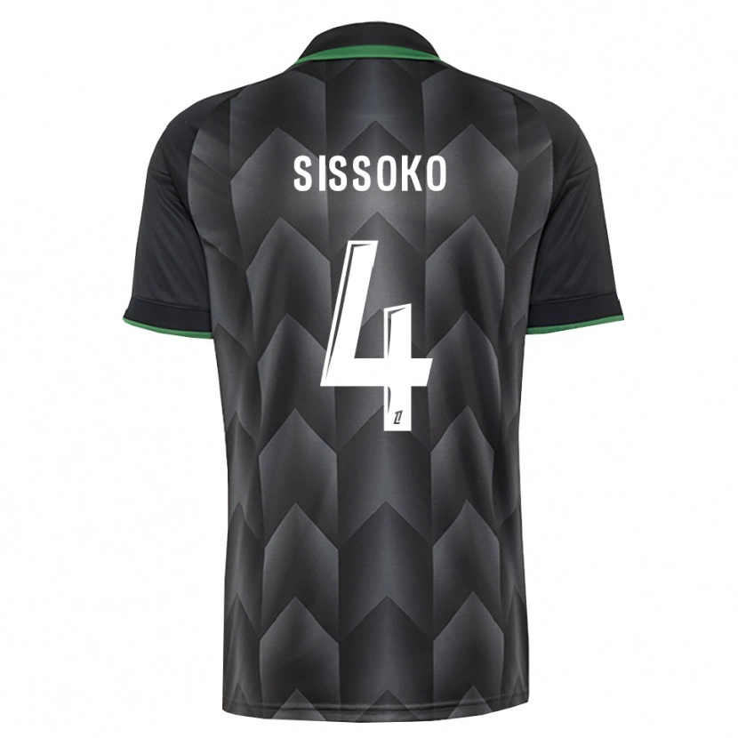 Danxen Mujer Camiseta Tidjane Sissoko #4 Verde Blanco Negro 2ª Equipación 2026/27 La Camisa México