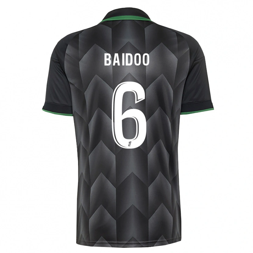 Danxen Mujer Camiseta Samson Baidoo #6 Verde Blanco Negro 2ª Equipación 2026/27 La Camisa México