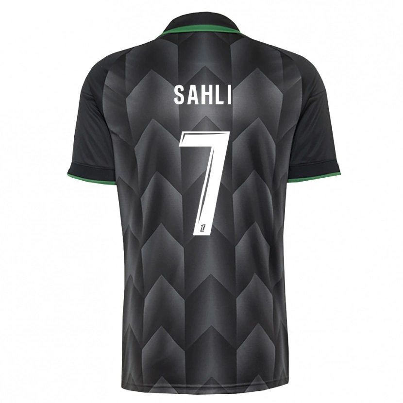 Danxen Mujer Camiseta Wael Sahli #7 Verde Blanco Negro 2ª Equipación 2026/27 La Camisa México