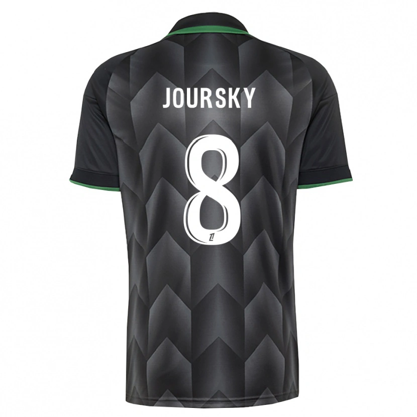 Danxen Mujer Camiseta Leopold Joursky #8 Verde Blanco Negro 2ª Equipación 2026/27 La Camisa México