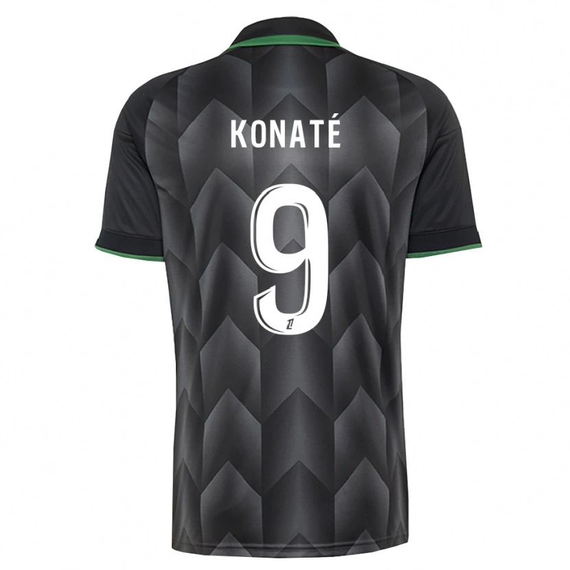 Danxen Mujer Camiseta Seybou Konaté #9 Verde Blanco Negro 2ª Equipación 2026/27 La Camisa México