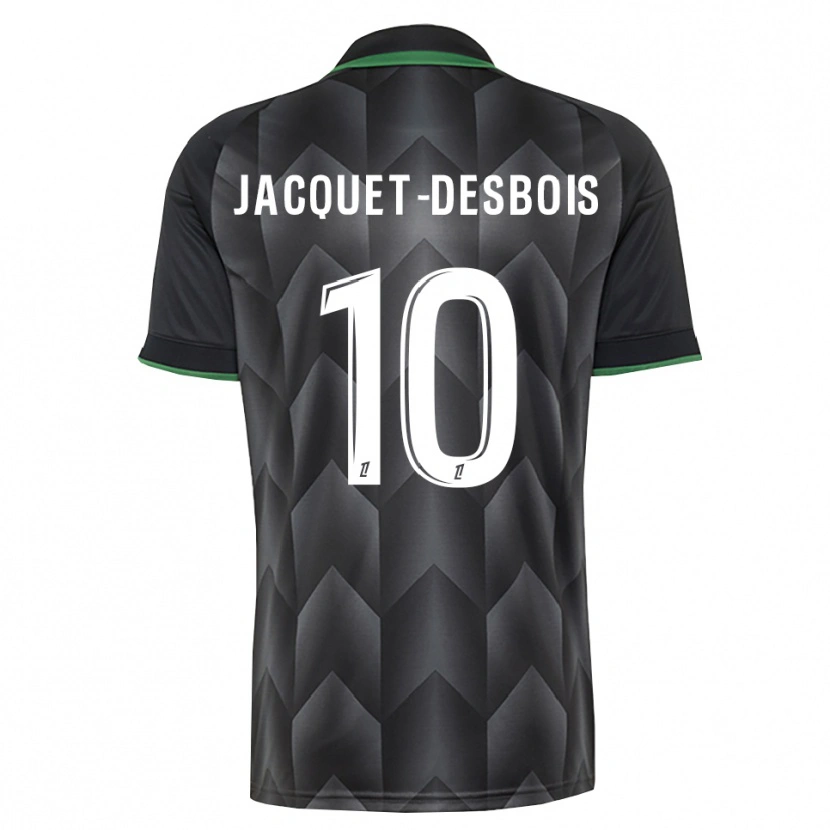 Danxen Mujer Camiseta Tairik Jacquet-Desbois #10 Verde Blanco Negro 2ª Equipación 2026/27 La Camisa México
