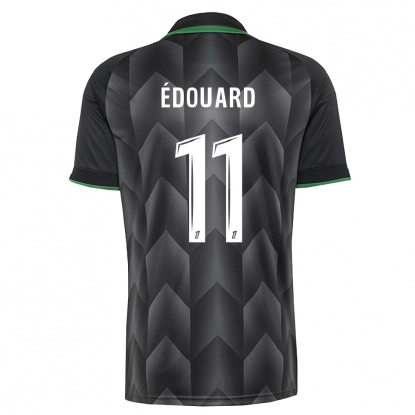 Danxen Mujer Camiseta Odsonne Édouard #11 Verde Blanco Negro 2ª Equipación 2026/27 La Camisa México