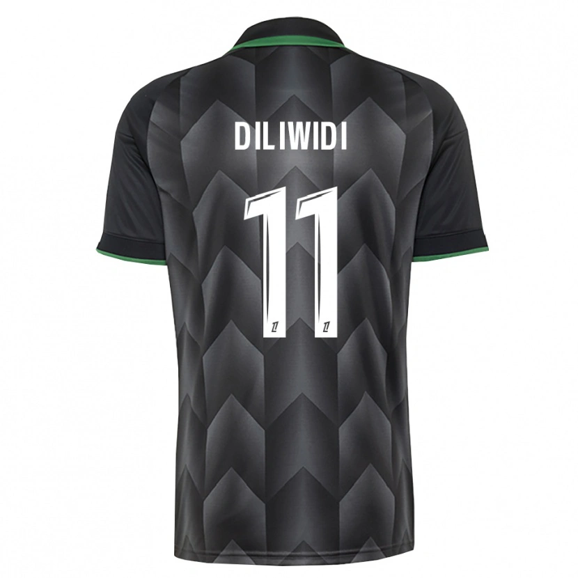 Danxen Mujer Camiseta Kembo Diliwidi #11 Verde Blanco Negro 2ª Equipación 2026/27 La Camisa México