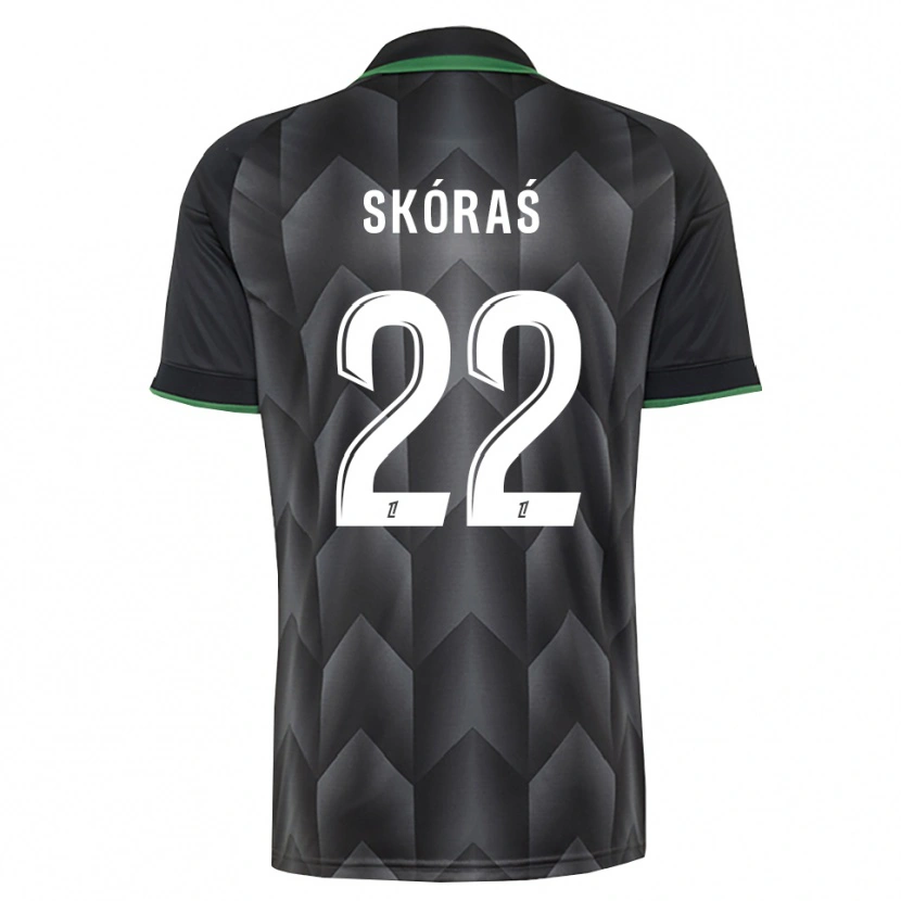 Danxen Mujer Camiseta Michal Skoras #22 Verde Blanco Negro 2ª Equipación 2026/27 La Camisa México