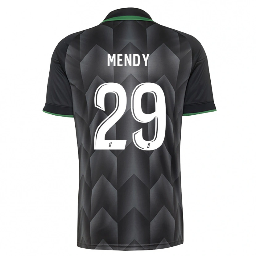 Danxen Mujer Camiseta Noëlie Mendy #29 Verde Blanco Negro 2ª Equipación 2026/27 La Camisa México