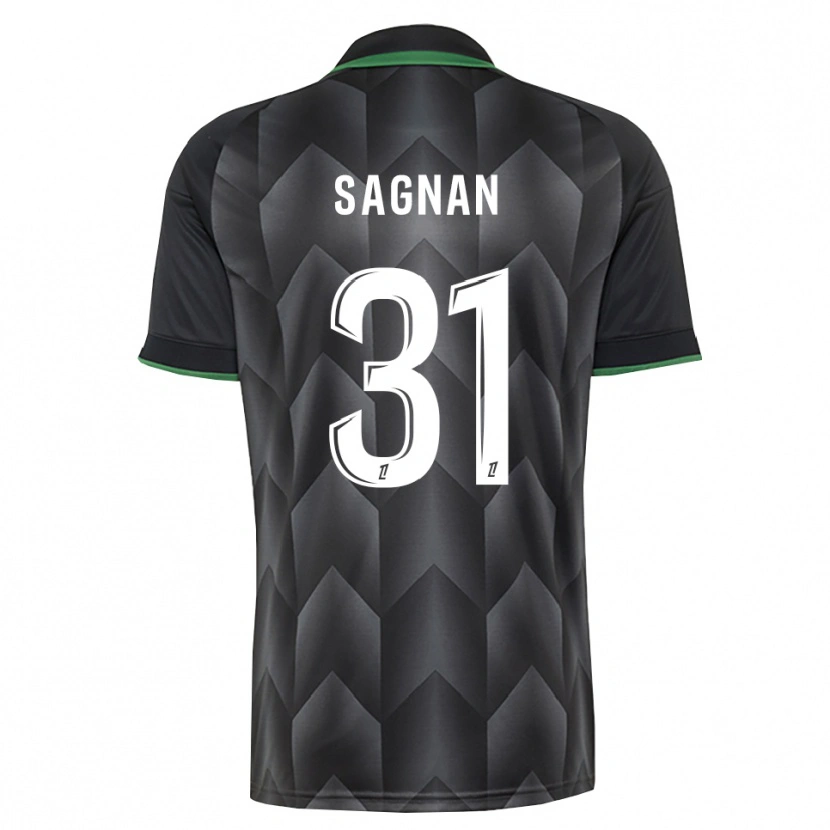 Danxen Mujer Camiseta Souleymane Sagnan #31 Verde Blanco Negro 2ª Equipación 2026/27 La Camisa México