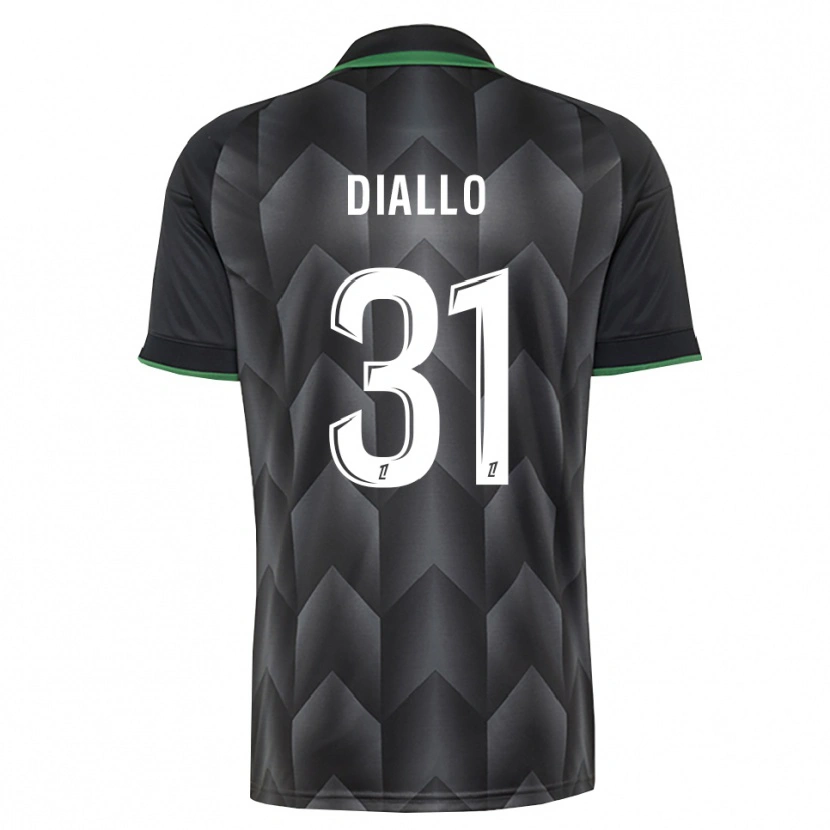 Danxen Mujer Camiseta Alpha Diallo #31 Verde Blanco Negro 2ª Equipación 2026/27 La Camisa México