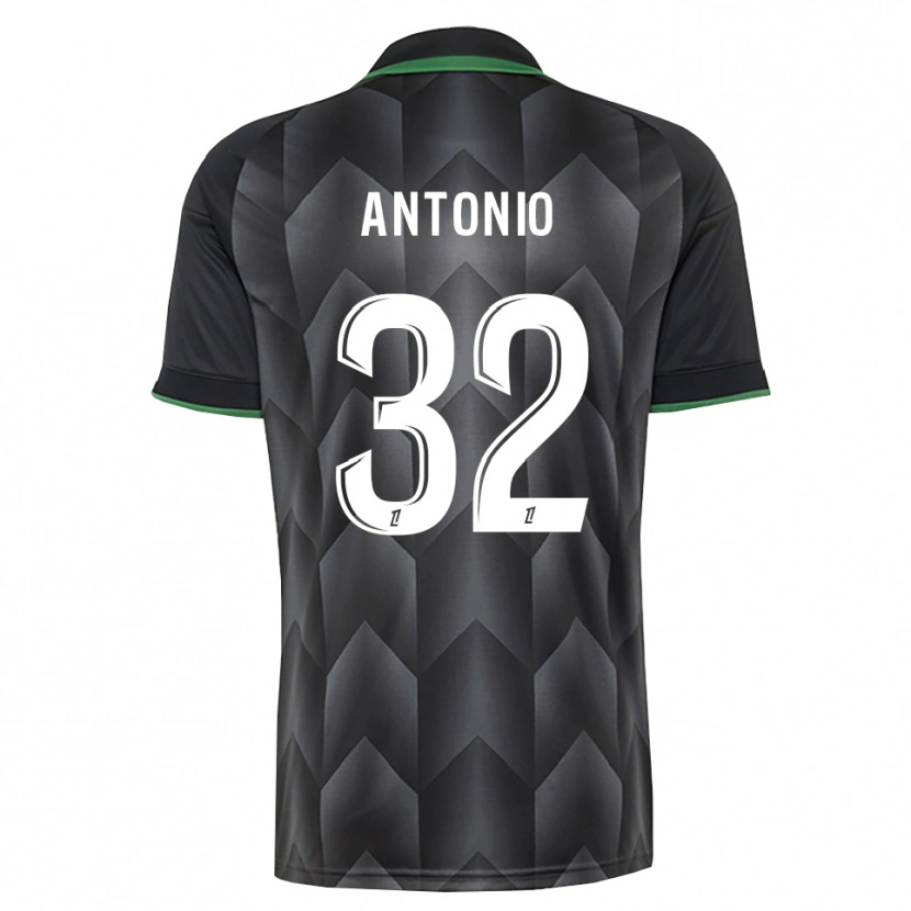 Danxen Mujer Camiseta Kyllian Antonio #32 Verde Blanco Negro 2ª Equipación 2026/27 La Camisa México