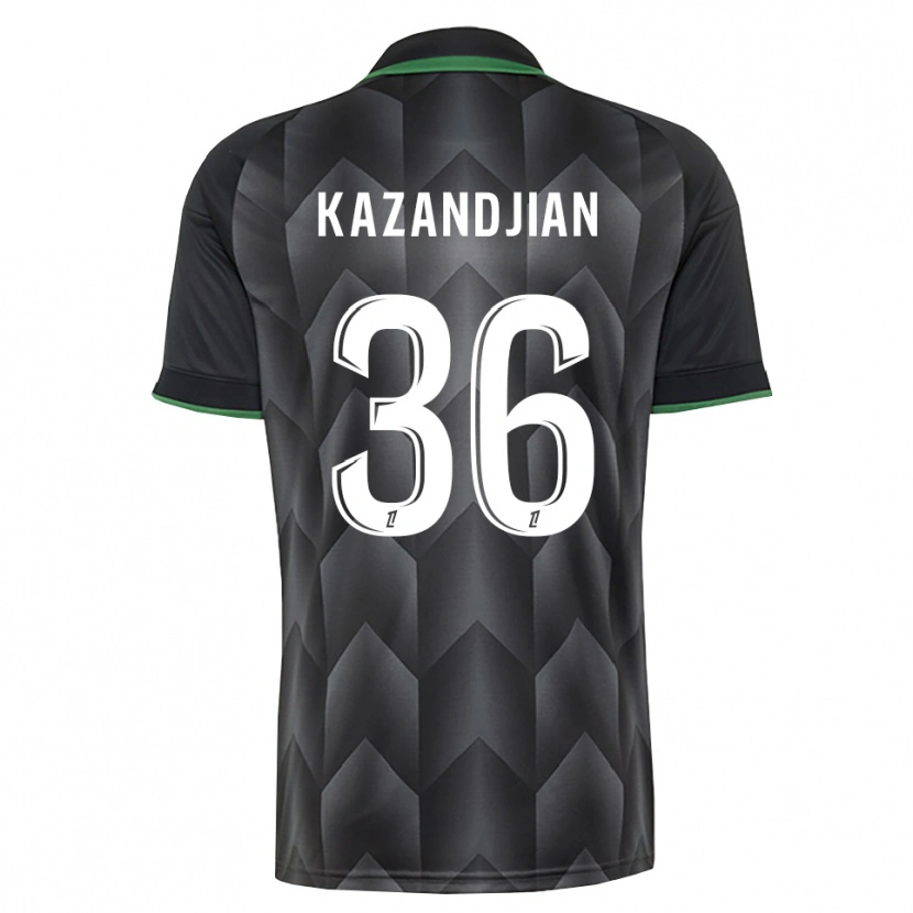 Danxen Mujer Camiseta Lara Kazandjian #36 Verde Blanco Negro 2ª Equipación 2026/27 La Camisa México