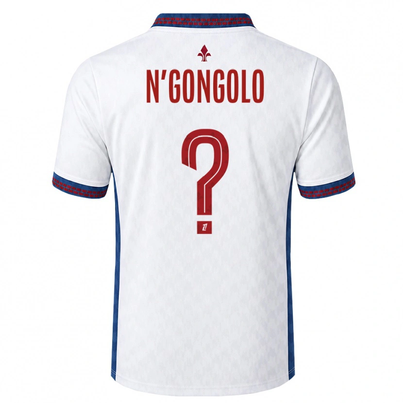 Danxen Mujer Camiseta Hoham N'gongolo #0 Rojo Blanco Azul 2ª Equipación 2026/27 La Camisa México