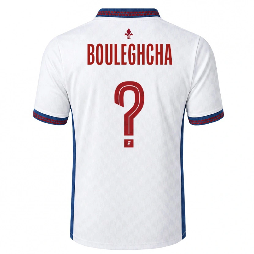Danxen Mujer Camiseta Ismail Bouleghcha #0 Rojo Blanco Azul 2ª Equipación 2026/27 La Camisa México