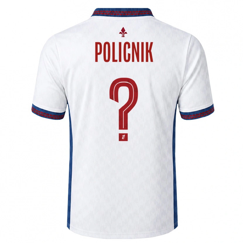 Danxen Mujer Camiseta Valéryane Policnik #0 Rojo Blanco Azul 2ª Equipación 2026/27 La Camisa México