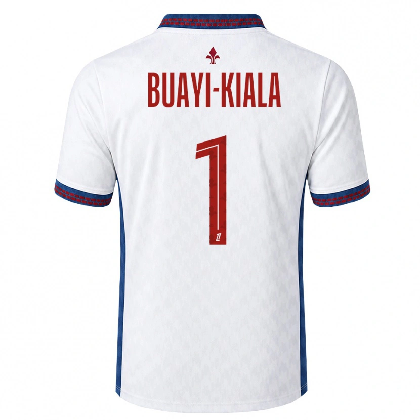 Danxen Mujer Camiseta Israël Buayi-Kiala #1 Rojo Blanco Azul 2ª Equipación 2026/27 La Camisa México