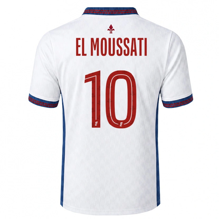 Danxen Mujer Camiseta Redouane El Moussati #10 Rojo Blanco Azul 2ª Equipación 2026/27 La Camisa México