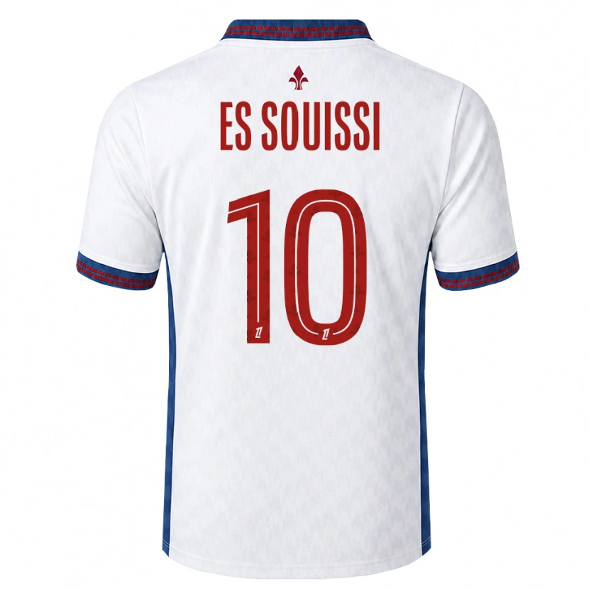 Danxen Mujer Camiseta Yllian Es Souissi #10 Rojo Blanco Azul 2ª Equipación 2026/27 La Camisa México