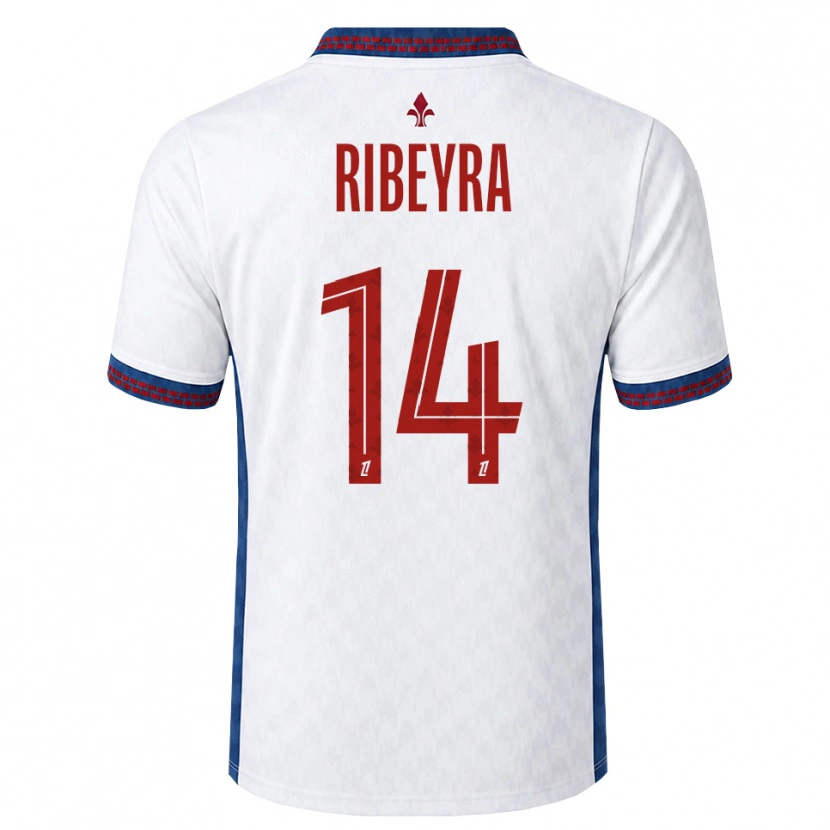 Danxen Mujer Camiseta Anaïs Ribeyra #14 Rojo Blanco Azul 2ª Equipación 2026/27 La Camisa México
