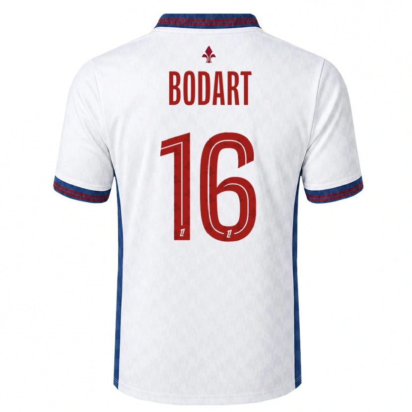 Danxen Mujer Camiseta Arnaud Bodart #16 Rojo Blanco Azul 2ª Equipación 2026/27 La Camisa México