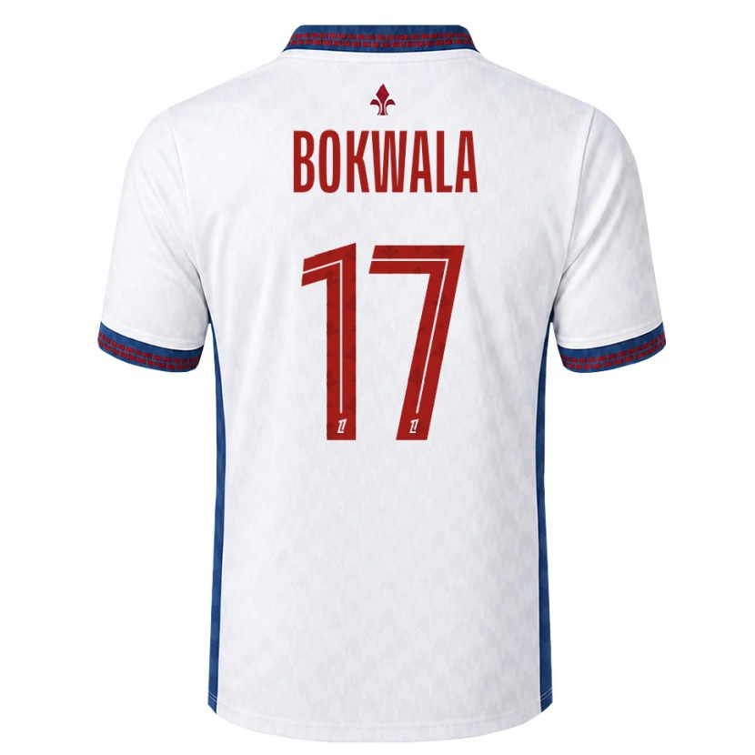 Danxen Mujer Camiseta Béni Bokwala #17 Rojo Blanco Azul 2ª Equipación 2026/27 La Camisa México