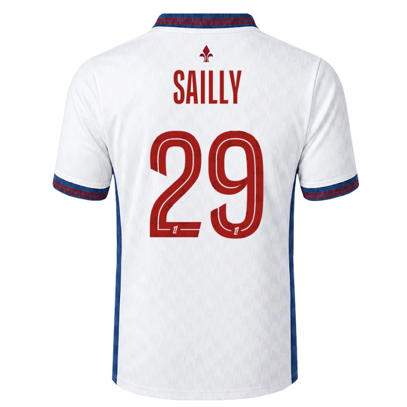 Danxen Mujer Camiseta Charlotte Sailly #29 Rojo Blanco Azul 2ª Equipación 2026/27 La Camisa México