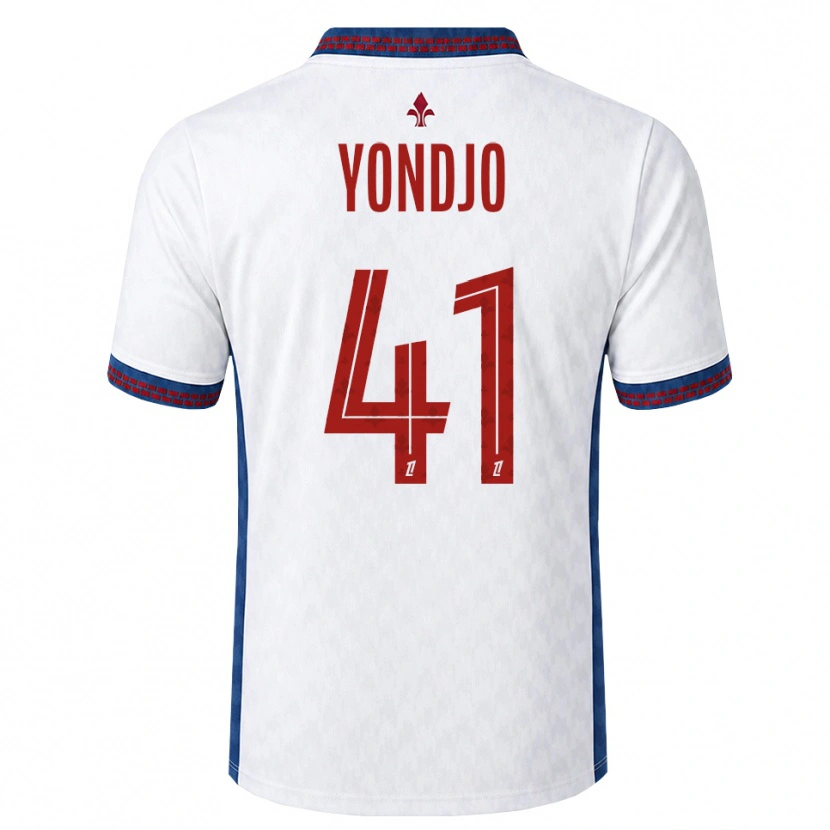 Danxen Mujer Camiseta Angel Yondjo Matah #41 Rojo Blanco Azul 2ª Equipación 2026/27 La Camisa México