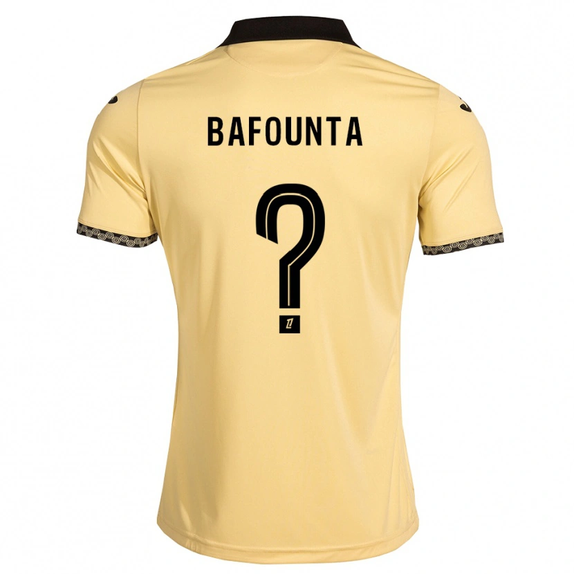 Danxen Mujer Camiseta Kamal Bafounta #0 Blanco Navajo Negro 2ª Equipación 2026/27 La Camisa México