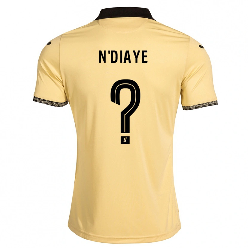 Danxen Mujer Camiseta Bassirou N'diaye #0 Blanco Navajo Negro 2ª Equipación 2026/27 La Camisa México