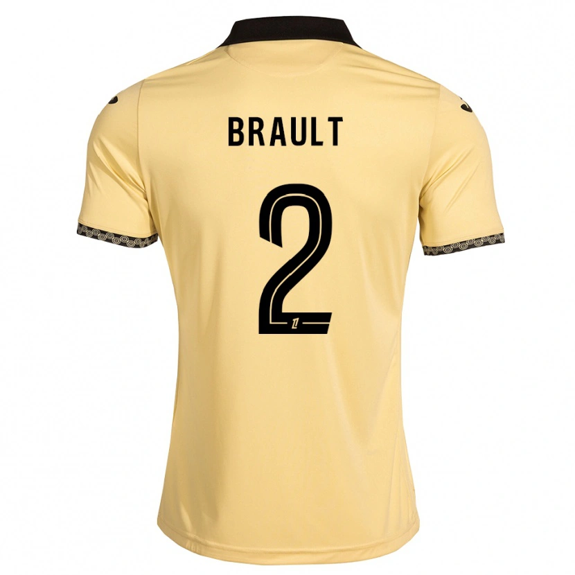Danxen Mujer Camiseta Matis Brault #2 Blanco Navajo Negro 2ª Equipación 2026/27 La Camisa México