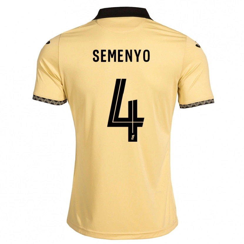 Danxen Mujer Camiseta Jai Semenyo #4 Blanco Navajo Negro 2ª Equipación 2026/27 La Camisa México