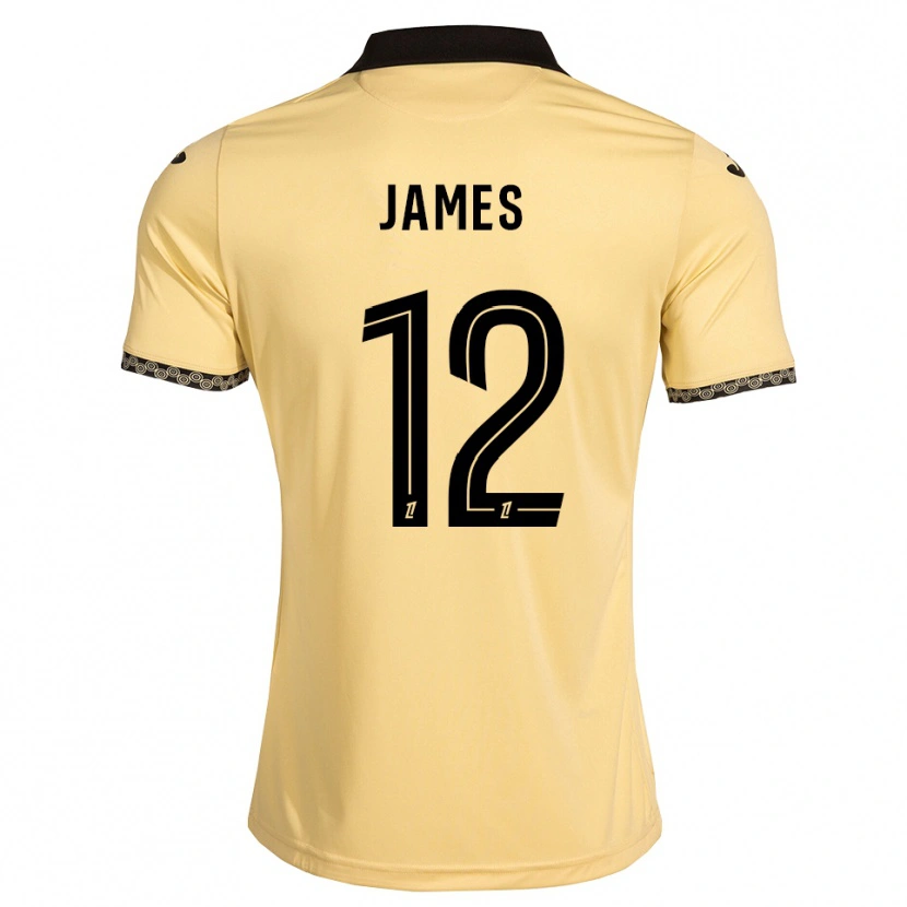 Danxen Mujer Camiseta Isaac James #12 Blanco Navajo Negro 2ª Equipación 2026/27 La Camisa México