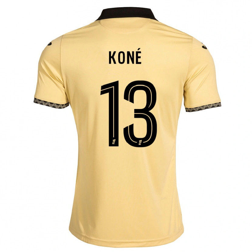 Danxen Mujer Camiseta Mamadou Koné #13 Blanco Navajo Negro 2ª Equipación 2026/27 La Camisa México