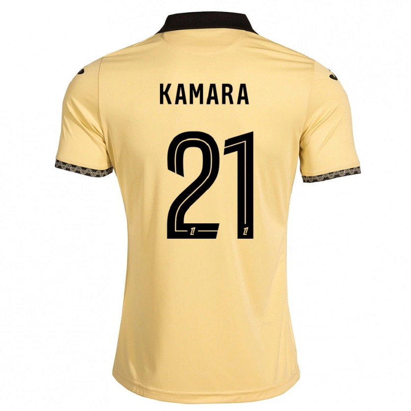 Danxen Mujer Camiseta Bingourou Kamara #21 Blanco Navajo Negro 2ª Equipación 2026/27 La Camisa México
