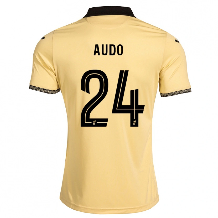 Danxen Mujer Camiseta Noémie Audo #24 Blanco Navajo Negro 2ª Equipación 2026/27 La Camisa México