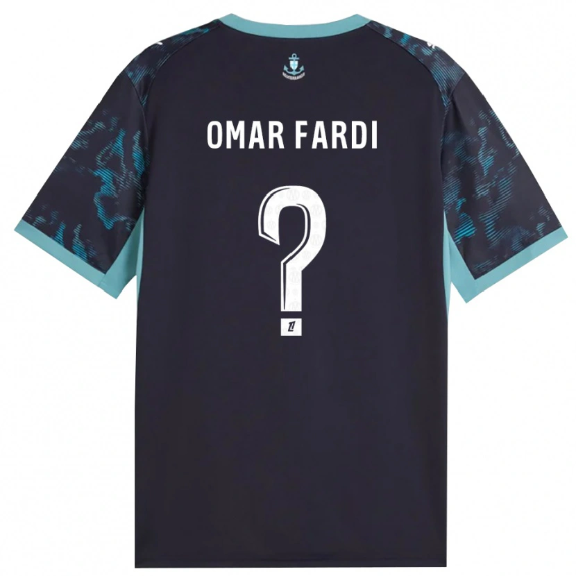 Danxen Mujer Camiseta El Omar Fardi #0 Turquesa Pálido Blanco Negro 2ª Equipación 2026/27 La Camisa México