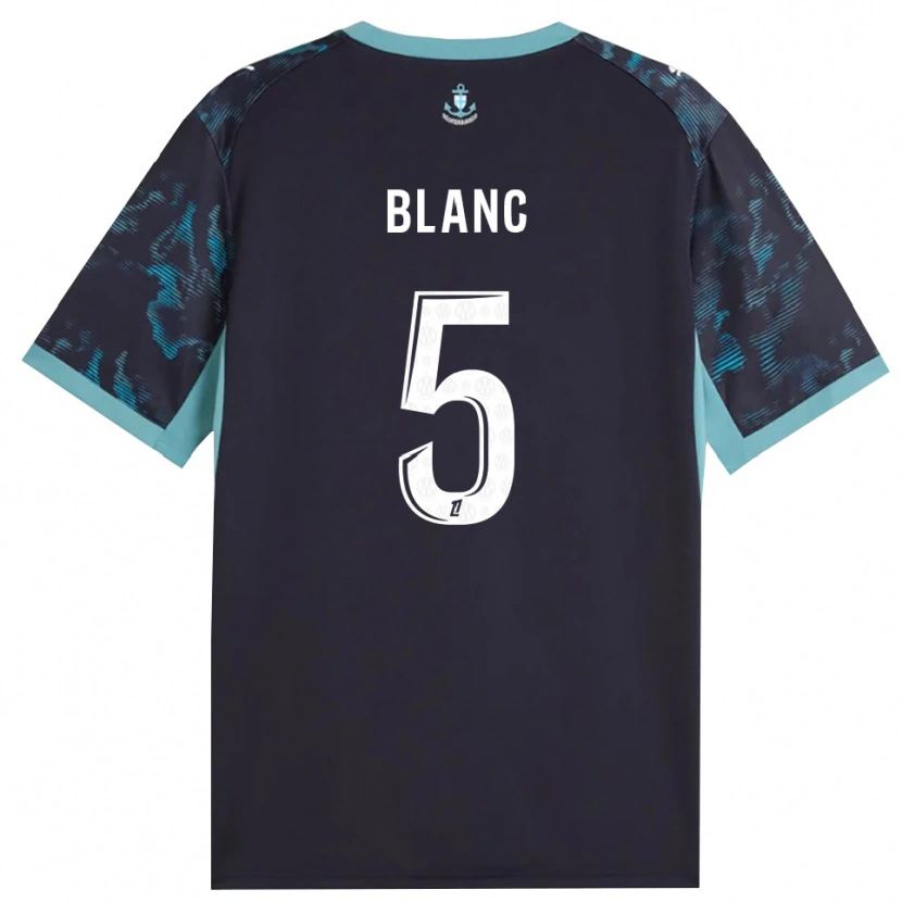 Danxen Mujer Camiseta Amandine Blanc #5 Turquesa Pálido Blanco Negro 2ª Equipación 2026/27 La Camisa México