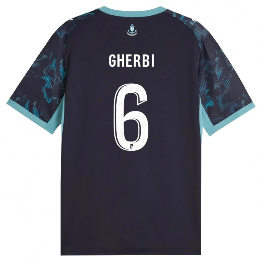 Danxen Mujer Camiseta Candice Gherbi #6 Turquesa Pálido Blanco Negro 2ª Equipación 2026/27 La Camisa México