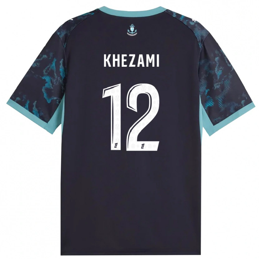 Danxen Mujer Camiseta Roselène Khezami #12 Turquesa Pálido Blanco Negro 2ª Equipación 2026/27 La Camisa México