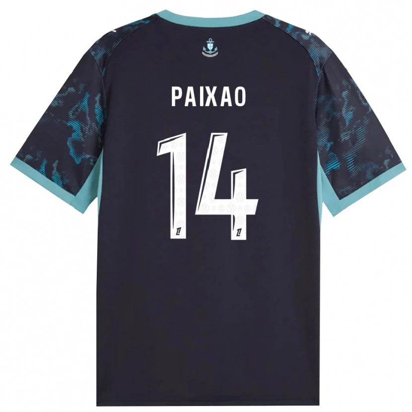 Danxen Mujer Camiseta Igor Paixão #14 Turquesa Pálido Blanco Negro 2ª Equipación 2026/27 La Camisa México